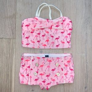 Janie and Jack Flamingo Bikini